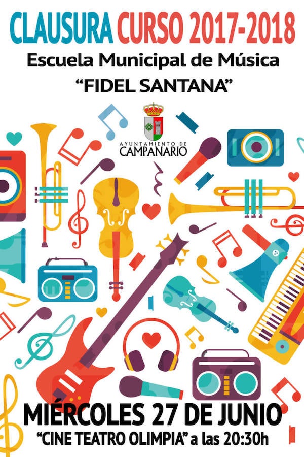 La Escuela de Música 'Fidel Santana' clausura el curso
