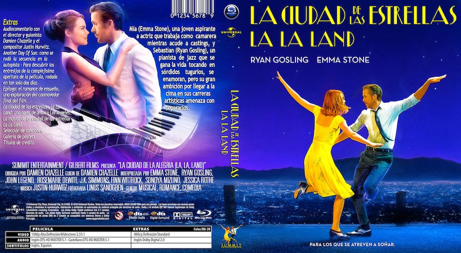 Segunda sesión de cine de verano con 'La ciudad de las estrellas (La, La, Land)'