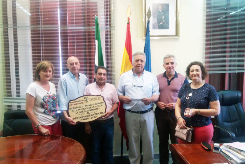 Momento de la entrega de premios de la Ruta de la Tapa. 