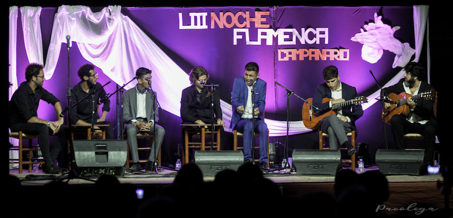 LIII Noche Flamenca de Campanario: tres cantaores distintos en un solo flamenco verdadero