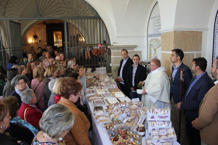 La mesa de ofrendas organizada el pasado 23 de marzo. 