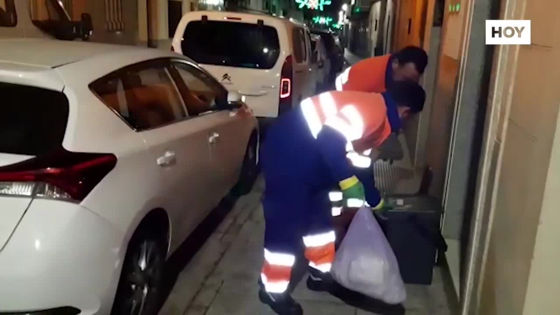 Así estrena Casar de Cáceres su nuevo sistema de recogida de basura 'puerta a puerta'