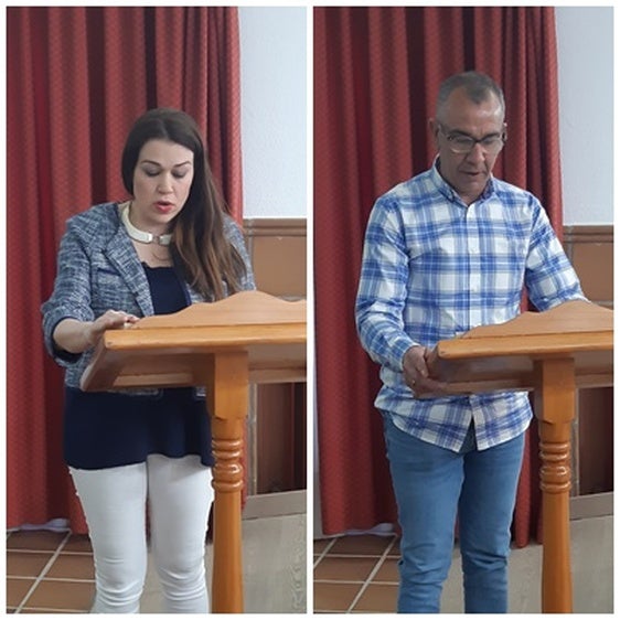 Sandra Tovar y David Sanguino juran sus cargos de concejales del Grupo Popular