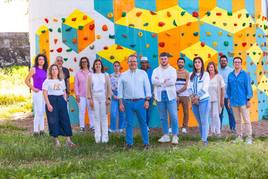 Integrantes de la candidatura socialista para los próximos comicios.