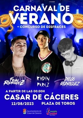 Organizan dos fiestas carnavaleras, una para niños en la Plaza de Sancho IV y otra para jóvenes y adultos en la plaza de toros