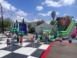 Castillos hinchables, fiesta del agua, Gran Prix y tributo a El Barrio, actos de este lunes festivo en Casar de Cáceres