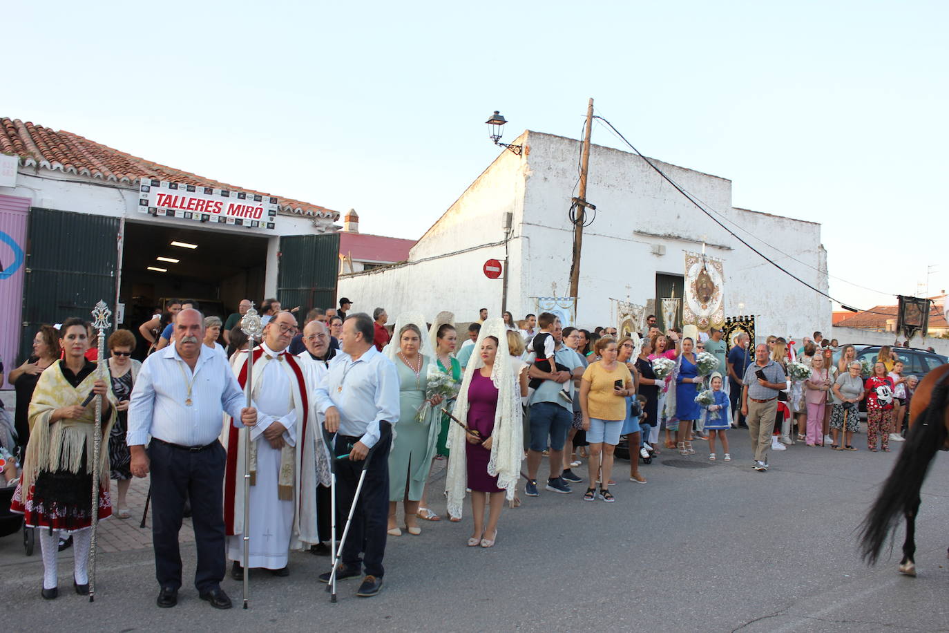 Así han vivido los casareños el recibimiento a la Virgen