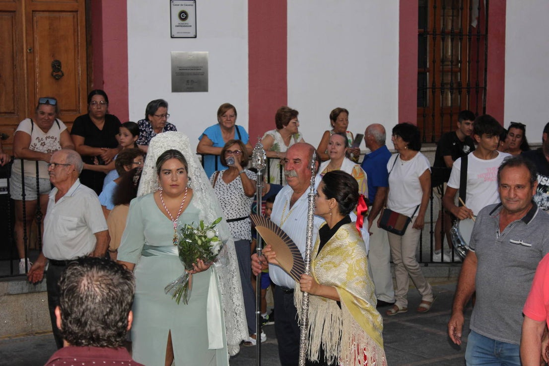 Así han vivido los casareños el recibimiento a la Virgen