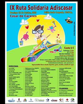 Adiscasar bate récord en su IX Ruta solidaria y registra 400 inscripciones