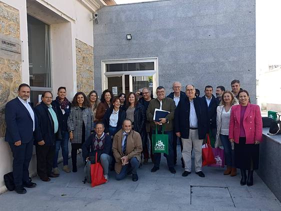 Casar de Cáceres cede la presidencia de la Red de Cooperación de Ciudades en la Ruta de la Plata
