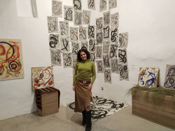 El Museo del Queso abre sus puertas al mundo artístico, y Candela Borges expone por primera vez su obra