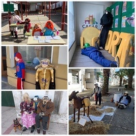 Los bujacos se expondrán hasta el viernes en distintos puntos del municipio.