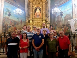 Gran parte de los integrantes de la nueva Junta rectora, tras tomar ayer posesión de sus cargos.