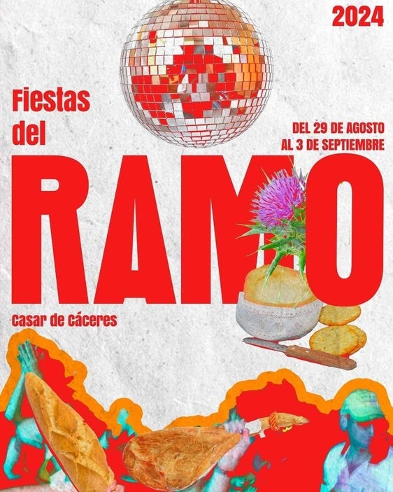 Los carteles diseñados por los casareños Candela Borges y Alejandro Villa anunciarán las fiestas del Ramo