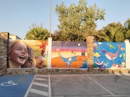 Obras de la IX edición del Concurso de arte urbano Gemma Granados.