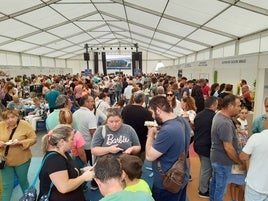 El evento quesero atrae cada año a miles de personas de distintas localidades.