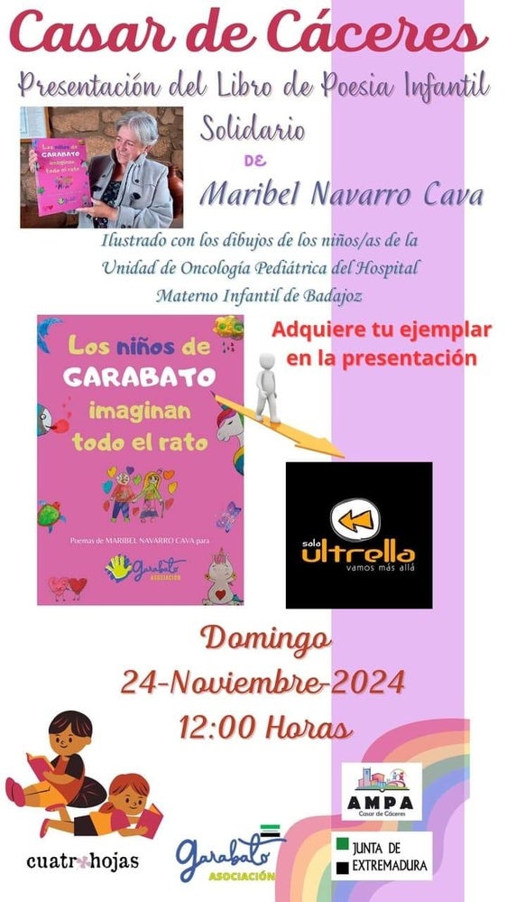 Un libro de poesía para luchar contra el cáncer infantil