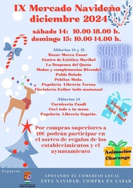 'Esta Navidad compra en Casar' es la campaña de la IX edición del Mercado Navideño