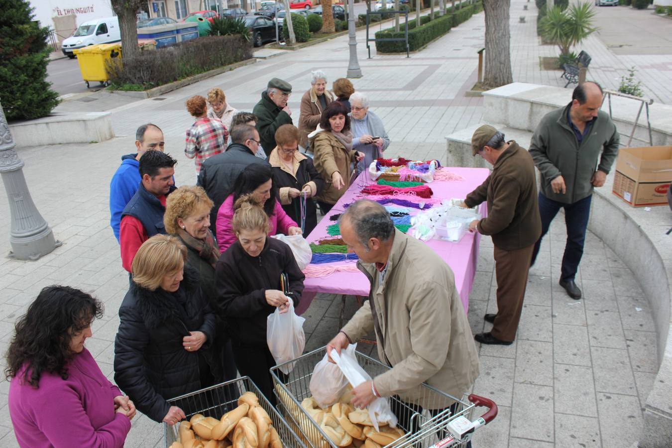 Se han repartido en dos puntos de venta a lo largo de la mañana. 