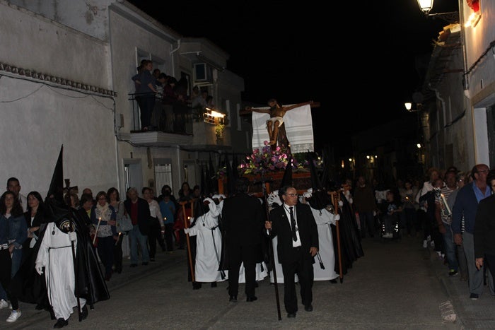 El Cristo a su paso por la calle Del Cura. 