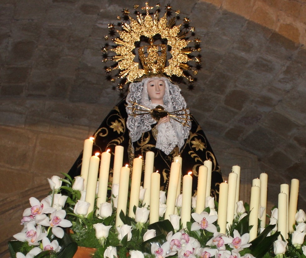 La Soledad es trasladada para su restauración