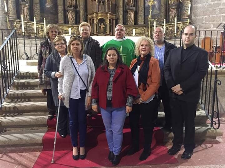 Algunos integrantes de la nueva junta directiva. 