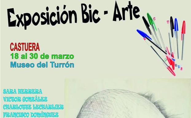 La exposición 'Bic-Arte' recala en Castuera del 18 al 30 de marzo