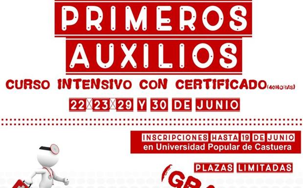 La Universidad Popular oferta un curso gratuito de Primeros Auxilios