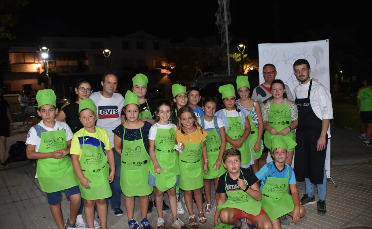 Niños participantes en la segunda ronda de 'Zagal Chef Corderex' 