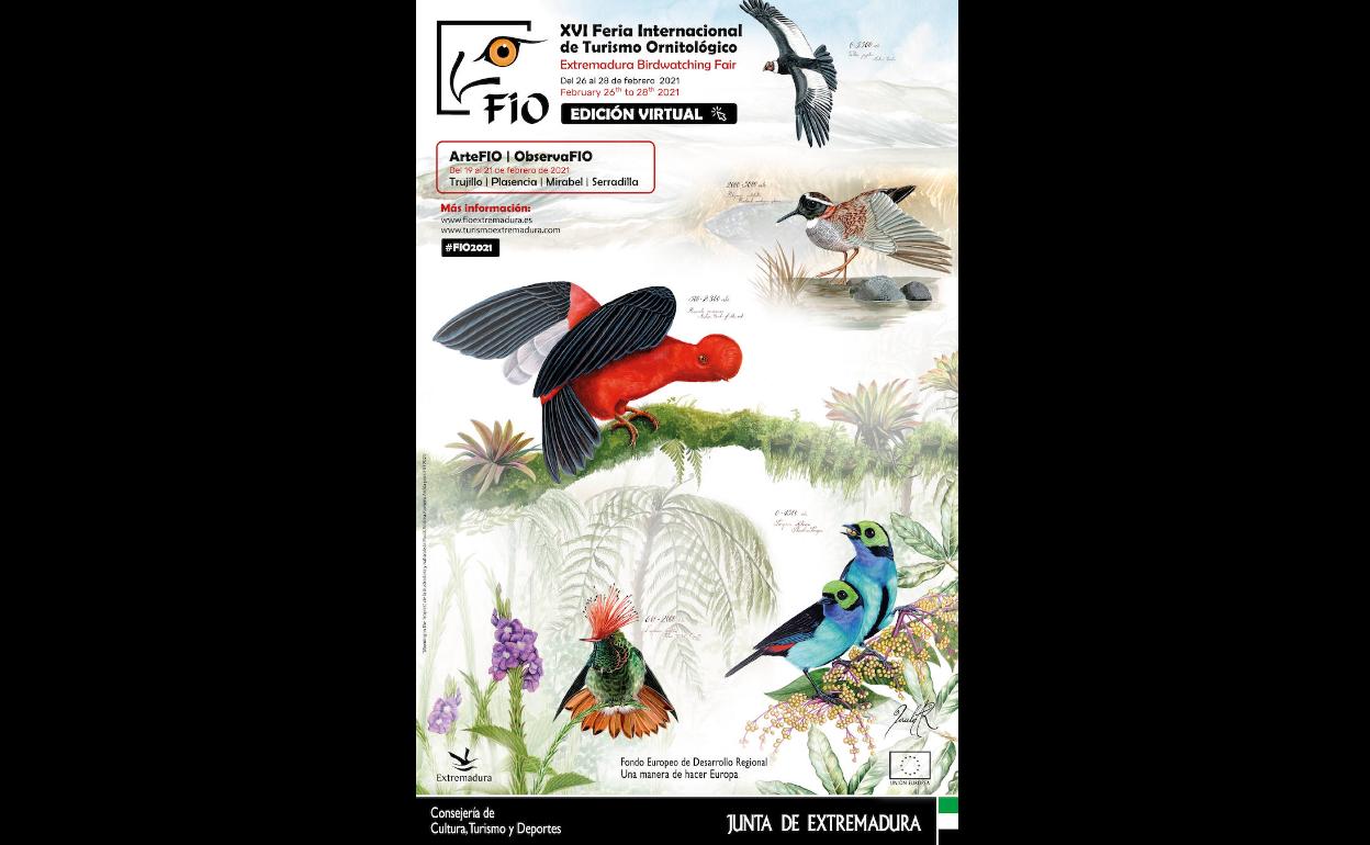 Cartel Feria Internacional de Turismo Ornitológico 