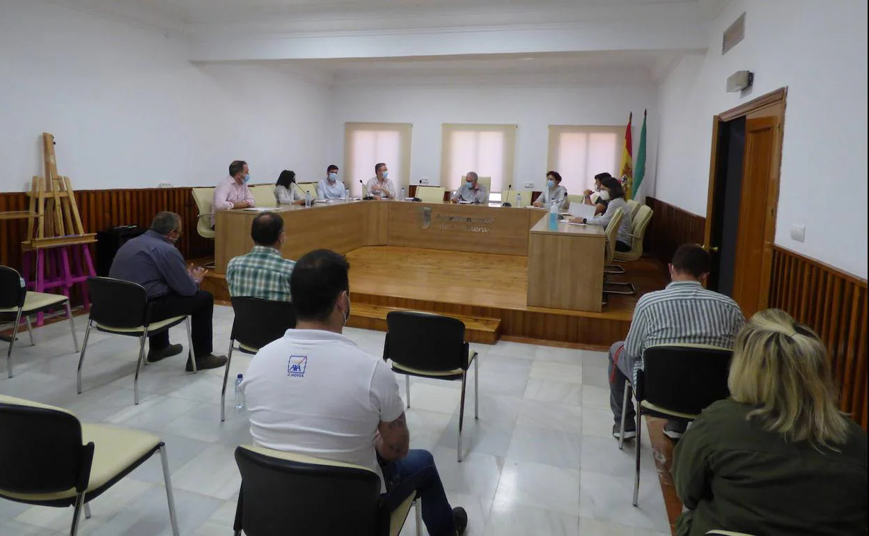 Pleno en el Ayuntamiento de Castuera 