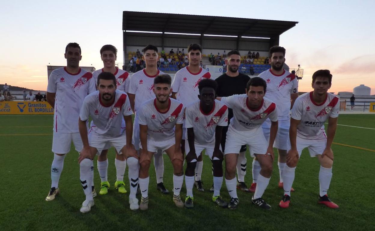 Once inicial del CD Castuera-Subastacar.