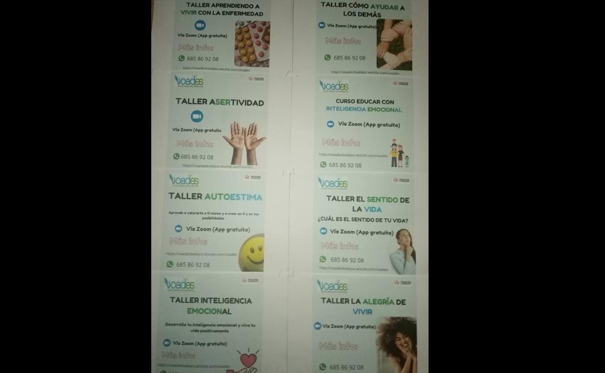 Voades Badajoz oferta 8 nuevos cursos y talleres