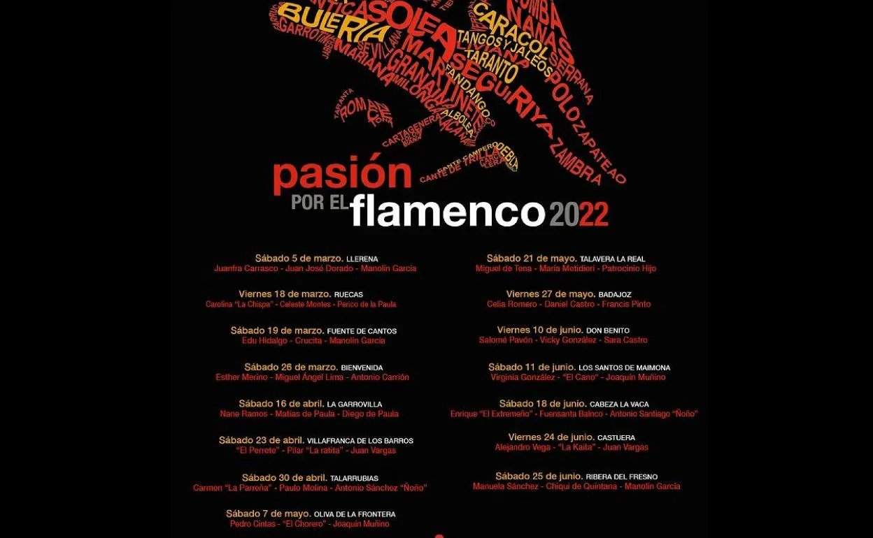Cartel 'Pasión por el Flamenco 2022' 