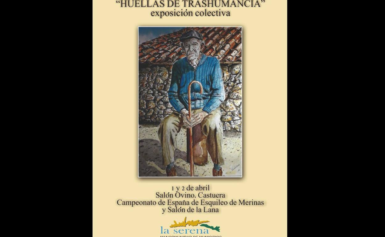 'Las huellas de trashumancia' llegan al Campeonato de España de Esquileo a través de una exposición pictórica