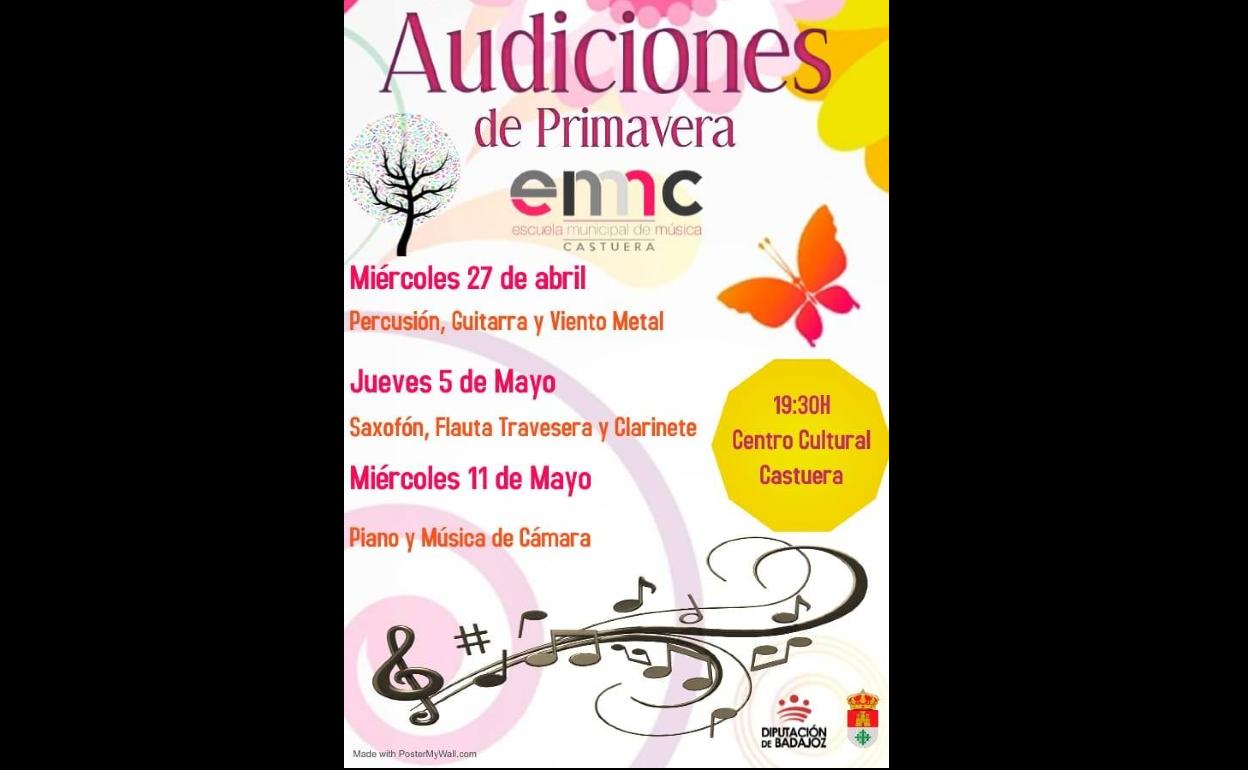 Escuela Música Audiciones Primavera 2022