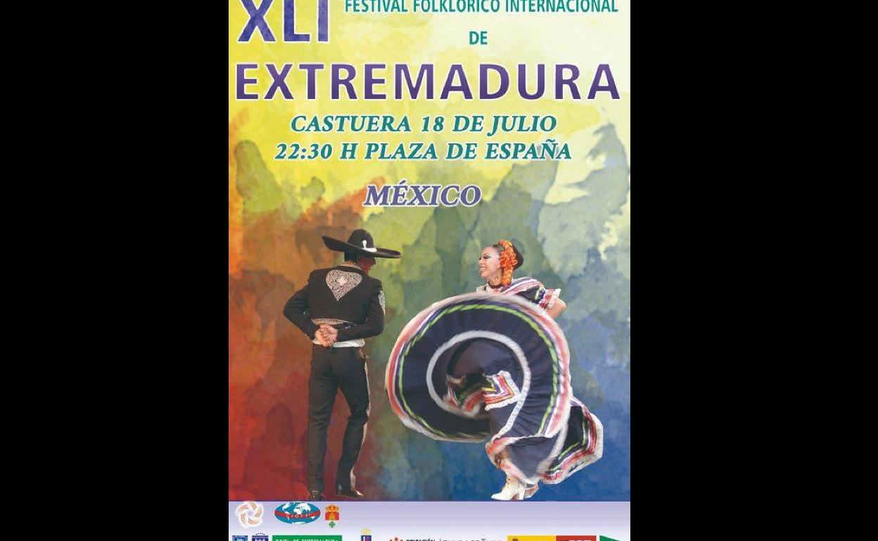 Castuera acogerá el lunes 18 de julio una nueva edición del Festival Folklórico Internacional de Extremadura