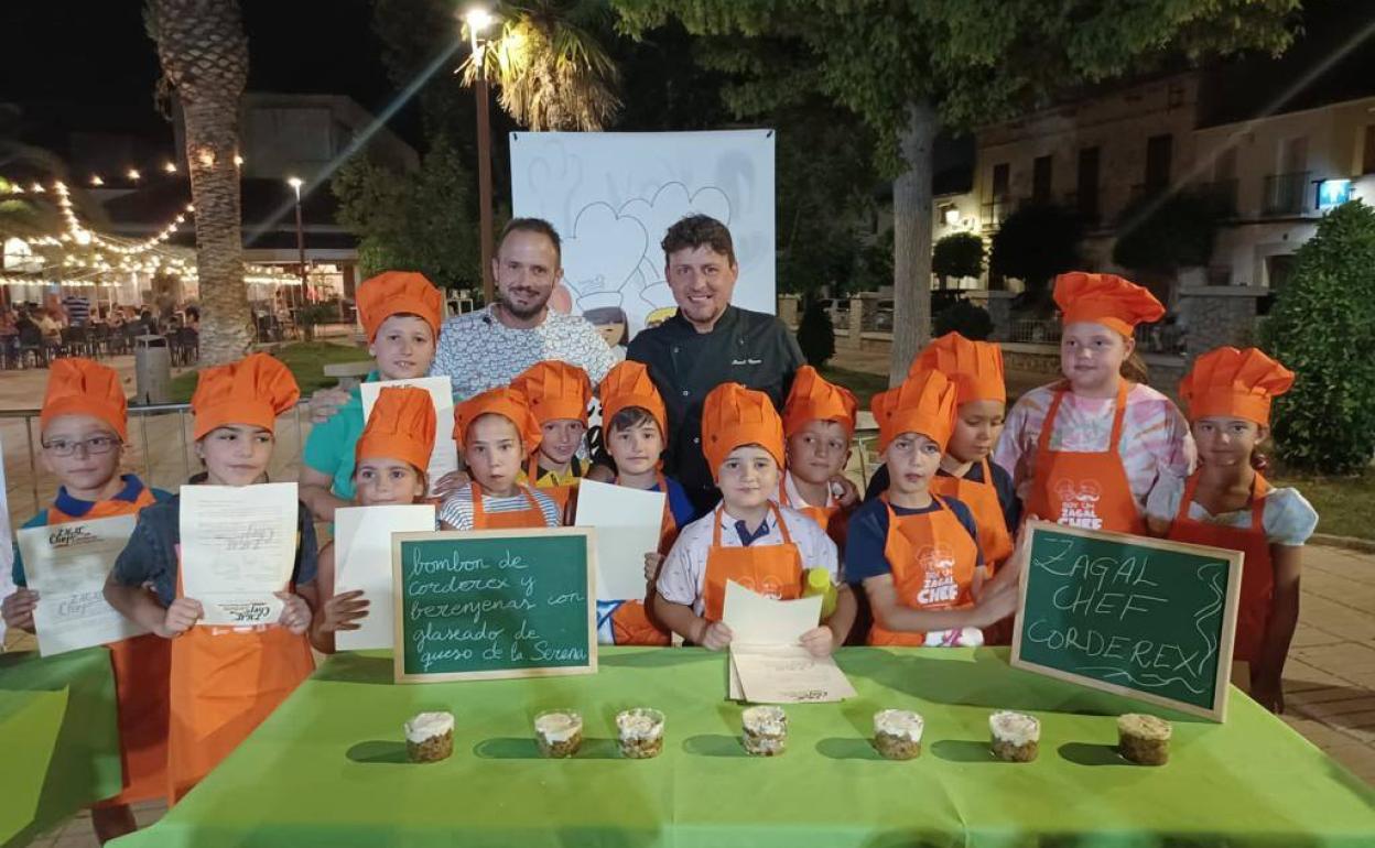 Participantes con el Chef Manuel Ro