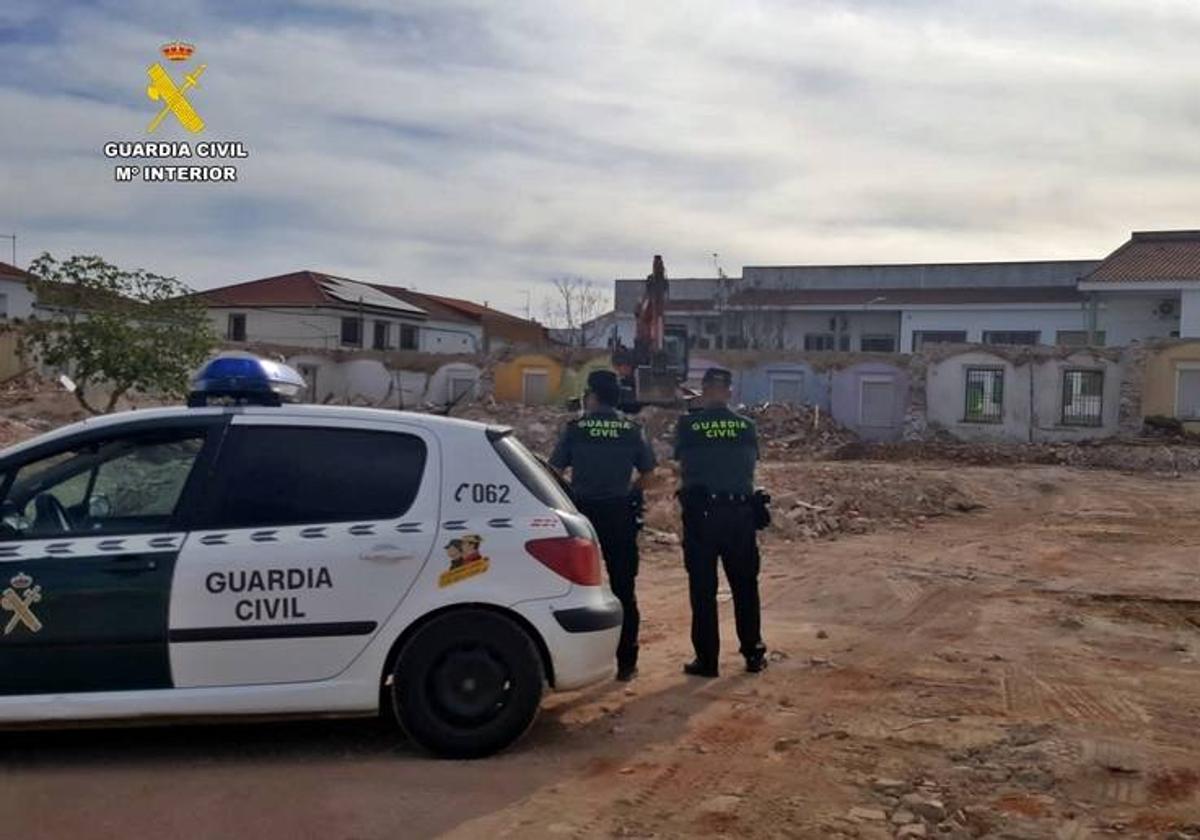 Obras del nuevo cuartel de la Guardia Civil