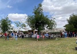 Ambiente en el recinto romero