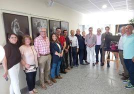 Presentación de la exposición en el Centro Ocupacional de Adiser.