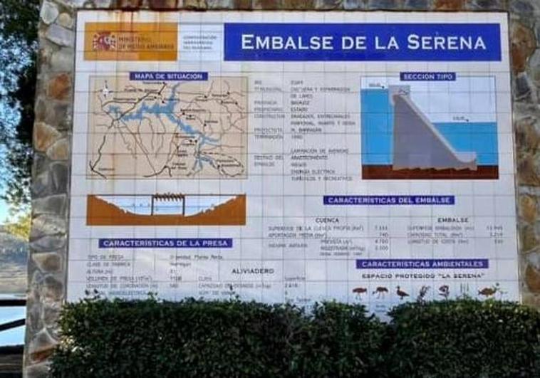 Los embalses de La Serena y Zújar bajan 5 hectómetros cúbicos en los últimos 7 días