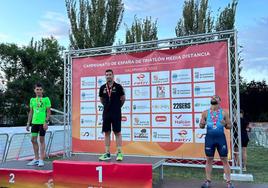 Pablo Pérez subió a los alto del podio en la modalidad Aquabike