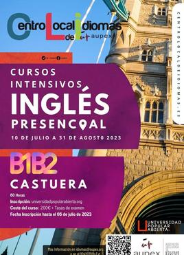Cursos intensivos de inglés B1 y B2.