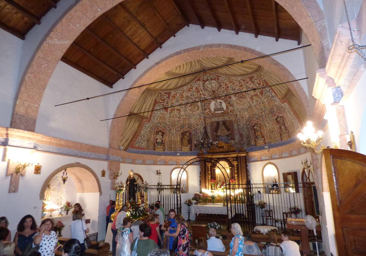 Imagen de archivo del interior de la ermita de San Benito.