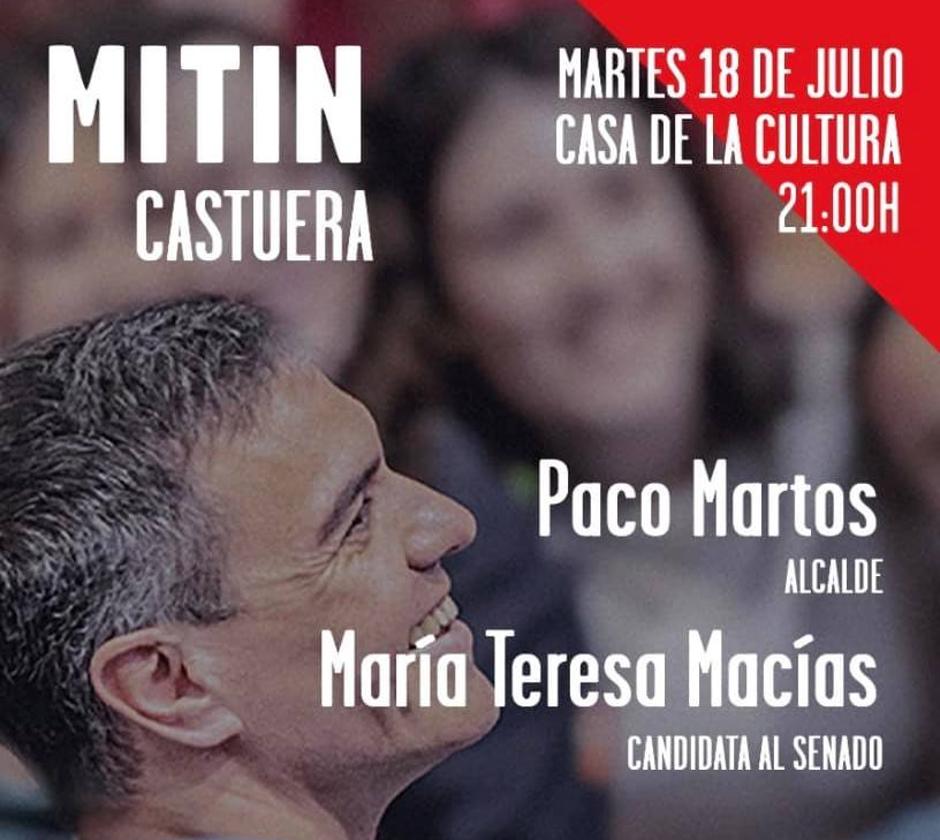 El PSOE celebrará el próximo martes 18 de julio el mitin central de la campaña electoral del 23J