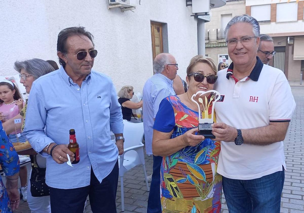 Antonia Custodio, ganadora del concurso de tortillas de patatas del Día de la Patrona