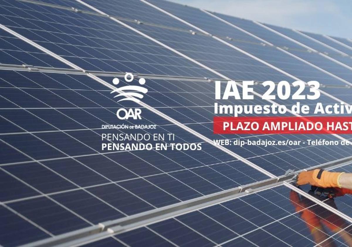 El OAR amplía hasta el 11 de diciembre el plazo para abonar las cuotas municipales del IAE