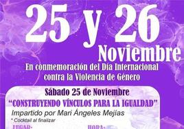 AMESER organiza charlas y talleres con motivo del Día Internacional contra la Violencia de Género