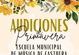 La Escuela Municipal de Música de Castuera programa dos audiciones de «Primavera»